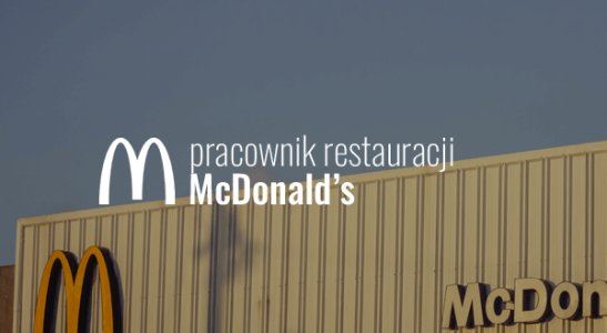 Pracownik restauracji McDonald’s Holandia